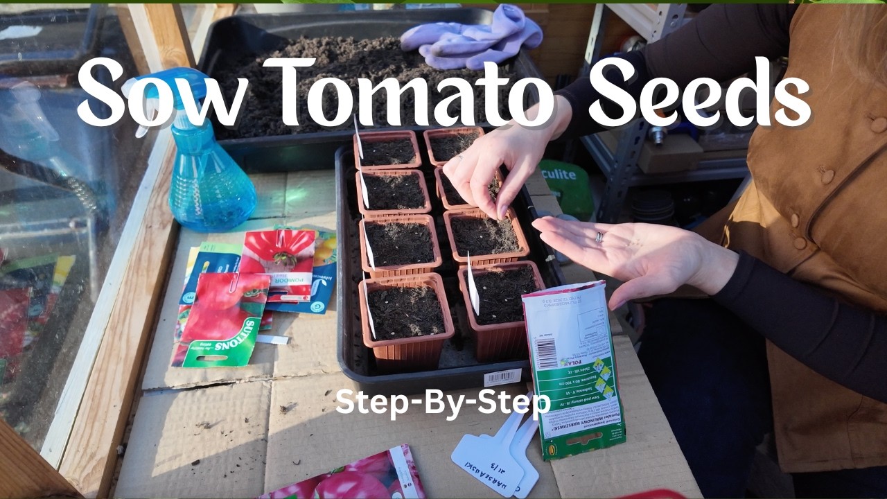 How to Sow Tomato Seeds | Step-by-Step for Beginners | Tomato Series Ep.1